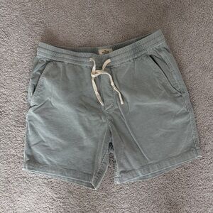 Marine Layer Light Sage Green Corduroy Shorts